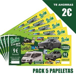 Pack de 5 Papeletas